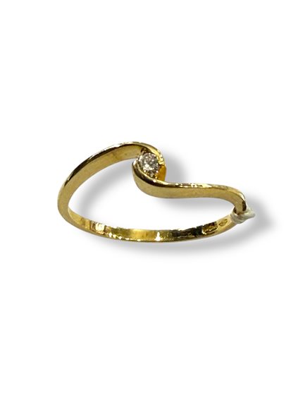 Anello Demetra Donna ESSENTIAL in Oro Diamante 0.10 Ct 010.B.005.Y - 010.B.005.Y